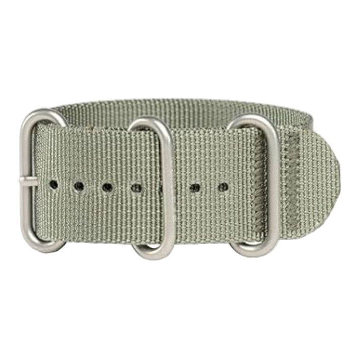 Bertucci Men's Black Dial Defender Drab Nylon Band Analog Swiss Quartz Watch - 13481