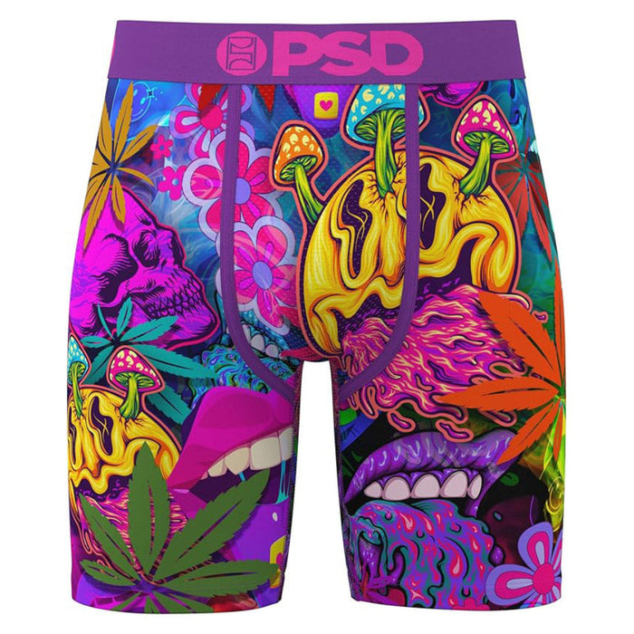 PSD Men's Multicolor Rave Blaze Boxer Briefs Large Underwear - 425180060-MUL-L