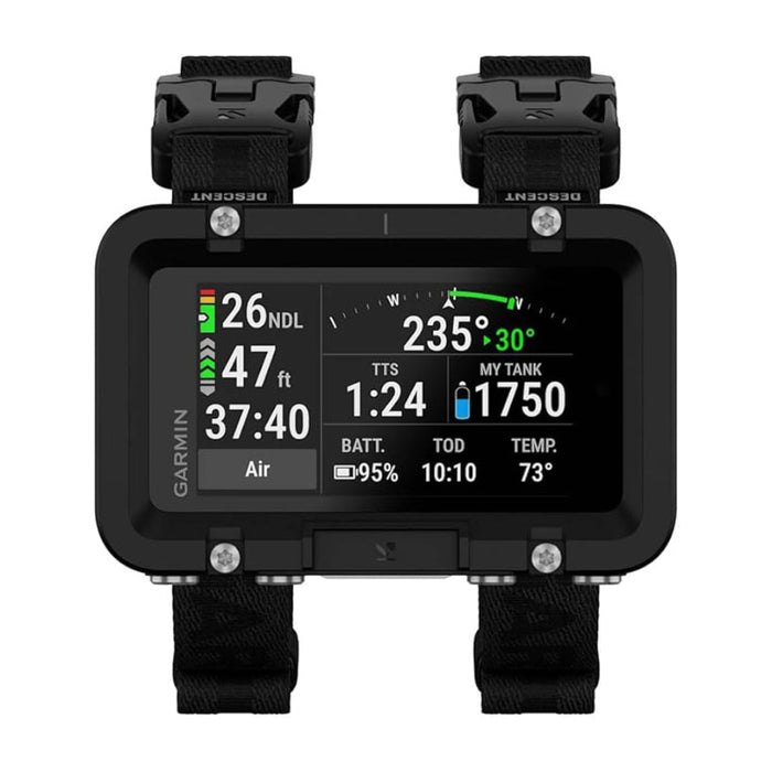 Garmin Descent™ X50i Unisex Black Premium Dive Computer 3" Touchscreen Display 20 ATM Dive-Rated With Leakproof Buttons - 010-02853-00