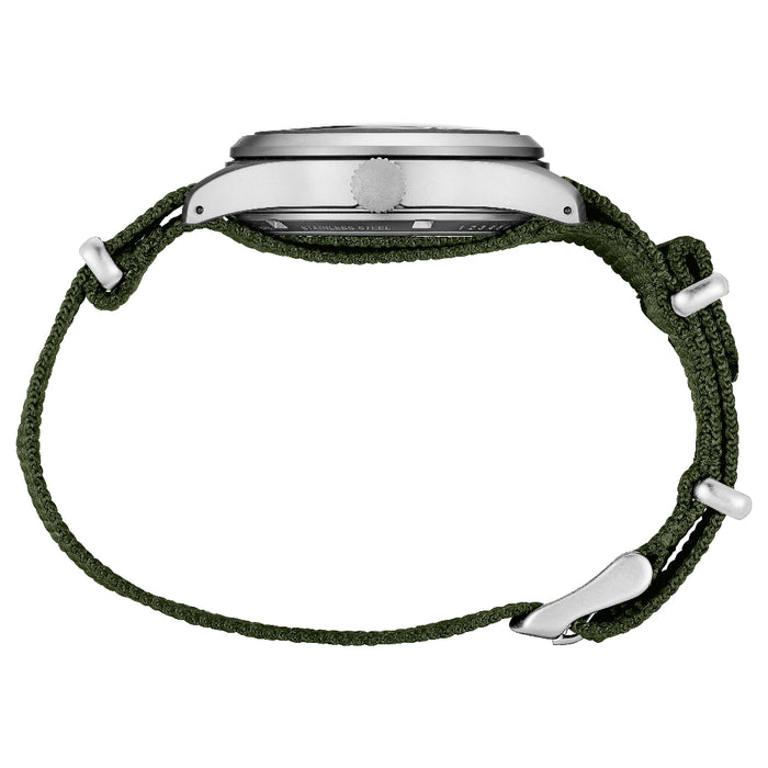 Seiko Men's Sports Green Dial Band 39.4mm Stainless Steel Watch - SRPG33