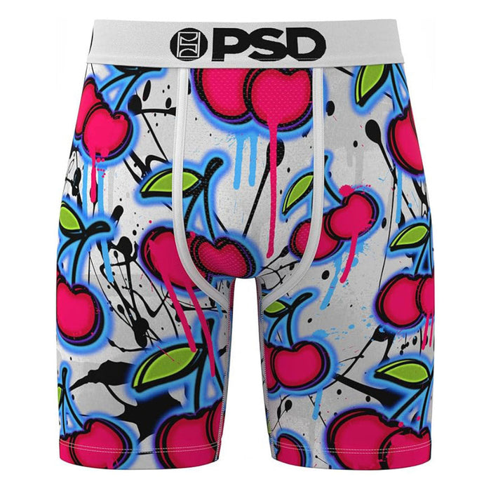 PSD Men's Multicolor Cherry Mural Boxer Briefs Extra Large Underwear - 425180064-MUL-XL