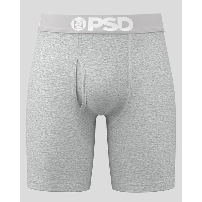 PSD Men's Gray Athl Grey Sld Modal Boxer Brief Medium Underwear - 224180164-GRY-M
