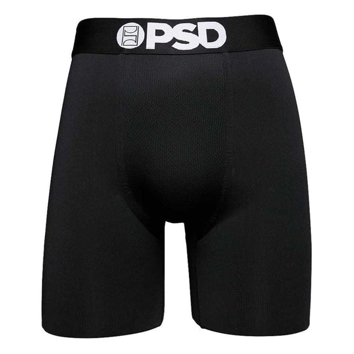 PSD Men's Black Solid Boxer Briefs Large Underwear - 321180118-MUL-L