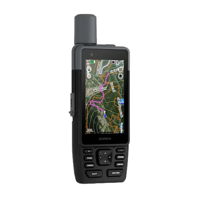 Garmin® GPSMAP® H1 Unisex Black Durable IP67 Water Rating Long Battery Life Built-in Flashlight Preloaded Maps Premium GPS Handheld Navigator with Color Touchscreen And Buttons - 010-02920-00