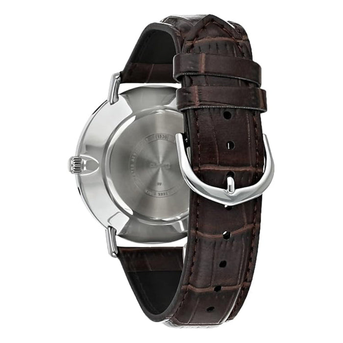 Casio Men's Silver Dial Brown Leather Band Analog Japanese Quartz Watch - MTP-VT01L-7B2UDF