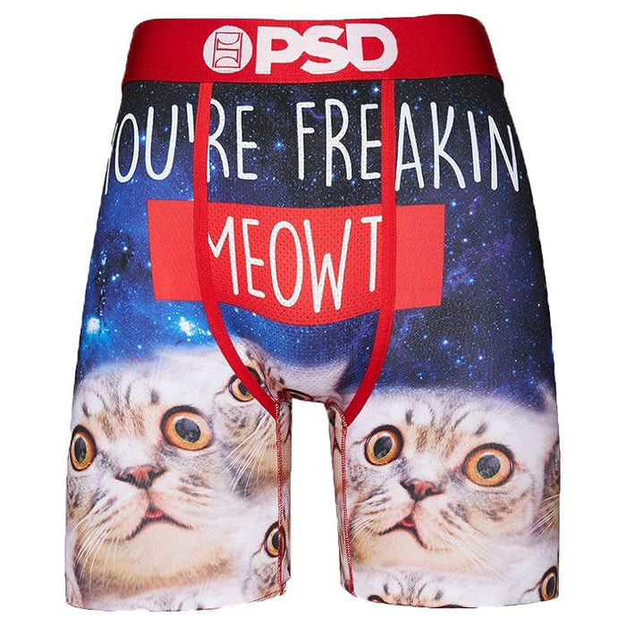 PSD Men's Red Meowt Boxer Briefs Underwear - E32011023-RED