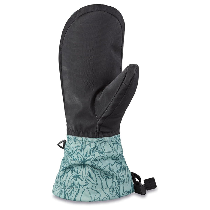 Dakine Women's Poppy Iceberg Lynx Snow Mitt Large Gloves - 10003159-POPPYICEBERG/TAN-L