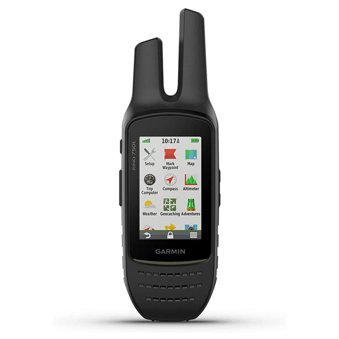 Garmin Rino 750t Two-Way Radio with Touchscreen and Topo Mapping GPS Navigator - 010-01958-30