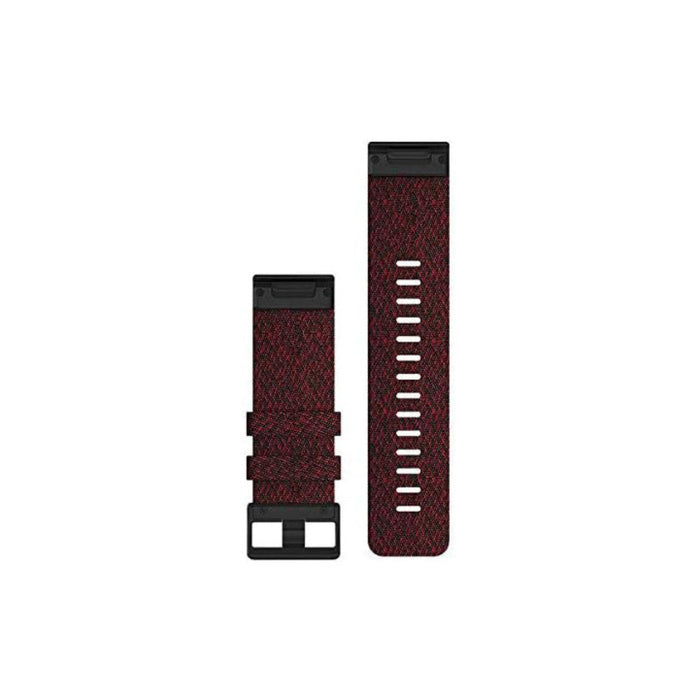 Garmin Heathered Red Nylon QuickFit Watch Band - 010-12864-06