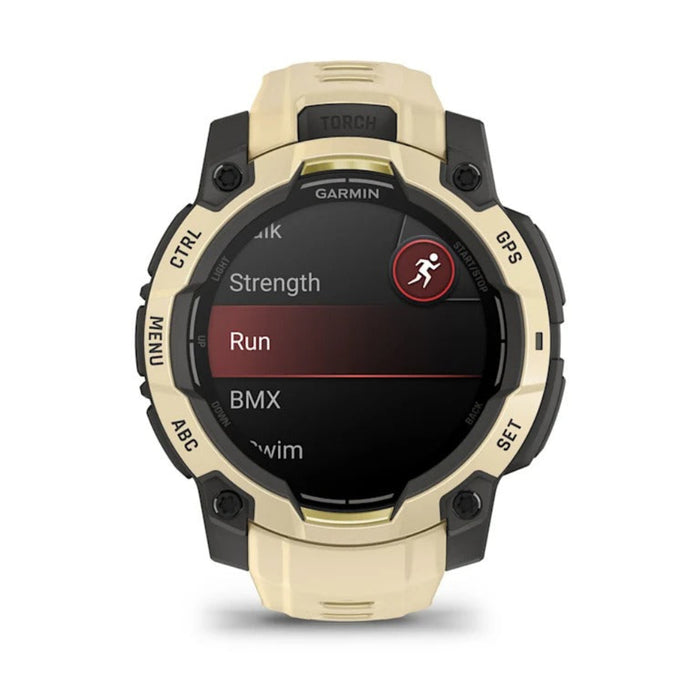 Garmin Unisex Citrine With Citrine Band 45 MM AMOLED Display Built-in Flashlight Alpine Rush Collection Limited Edition Color Instinct® 3 Rugged Outdoor GPS Smartwatch - 010-02936-02