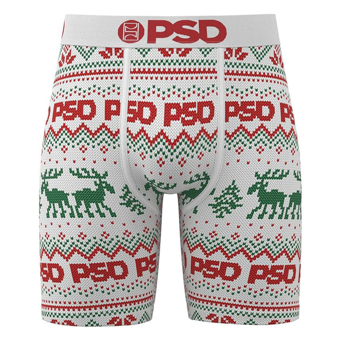 PSD Men's Multicolor Fair Isle Boxer Briefs XX-Large Underwear - 425180090-MUL-XXL