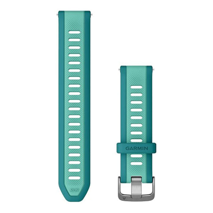 Garmin Unisex Turquoise/Aqua Silicone 20 MM Quick Release Watch Band - 010-11251-AJ
