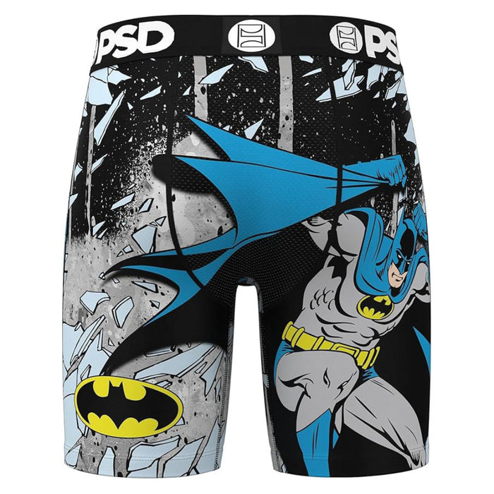 PSD Men's Multicolor Batman Shatter Boxer Briefs Small Underwear - 324180119-MUL-S