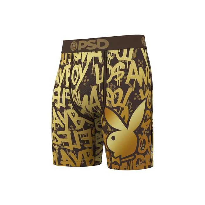 PSD Men's Multicolor Playboy Lux 3 Pack Boxer Briefs Extra Large Underwear - 424180109-MUL-XL