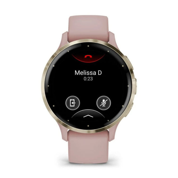 Garmin Venu 3S Dust Rose AMOLED Display Advanced Health and Fitness Features Up to 10 Days of Battery GPS Smartwatch - 010-02785-03
