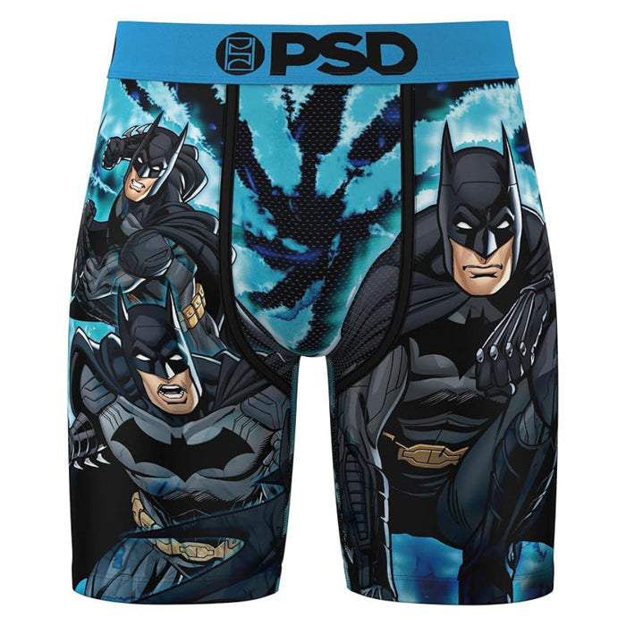 PSD Men's Multicolor Batman Dye Boxer Briefs Small Underwear - 224180076-MUL-S