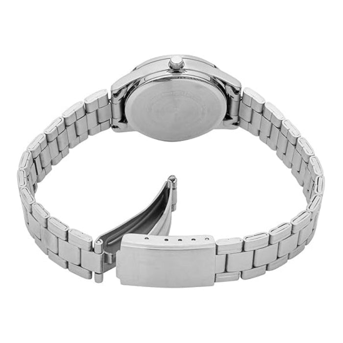 Casio Women's Silver Dial Silver Stainless Steel Band Analog Japanese Quartz Watch - LTP-V005D-7BUDF
