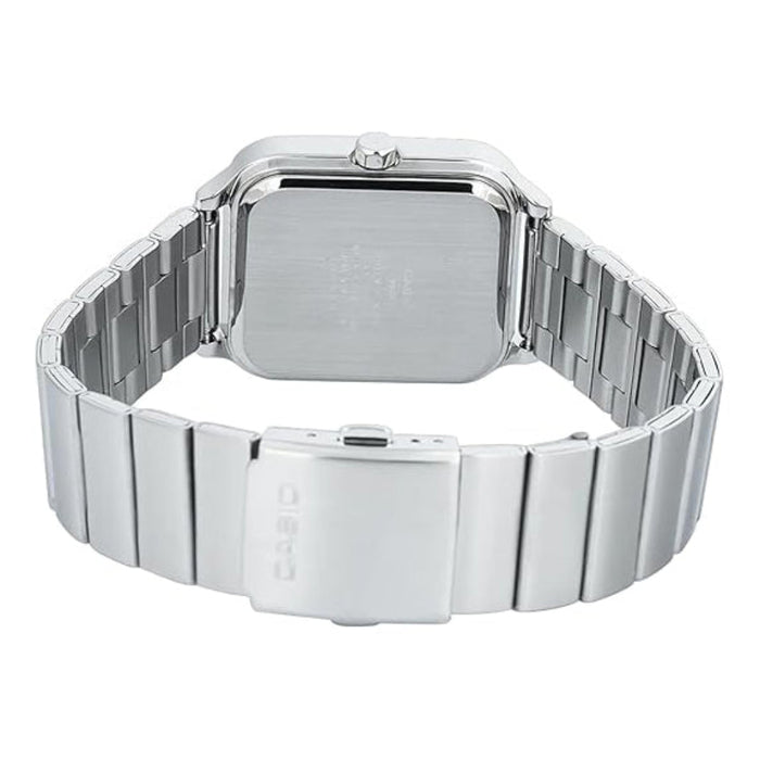 Casio Men's Black Dial Silver Stainless Steel Band Analog Japanese Quartz Watch - MTP-M305D-1A2VDF