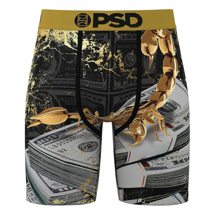 PSD Men's Multicolor Gold Scorp Boxer Briefs Small Underwear - 125180060-MUL-S