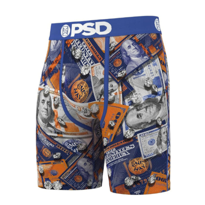 PSD Men's Multicolor One Way Benjis Boxer Briefs Medium Underwear - 324180192-MUL-M