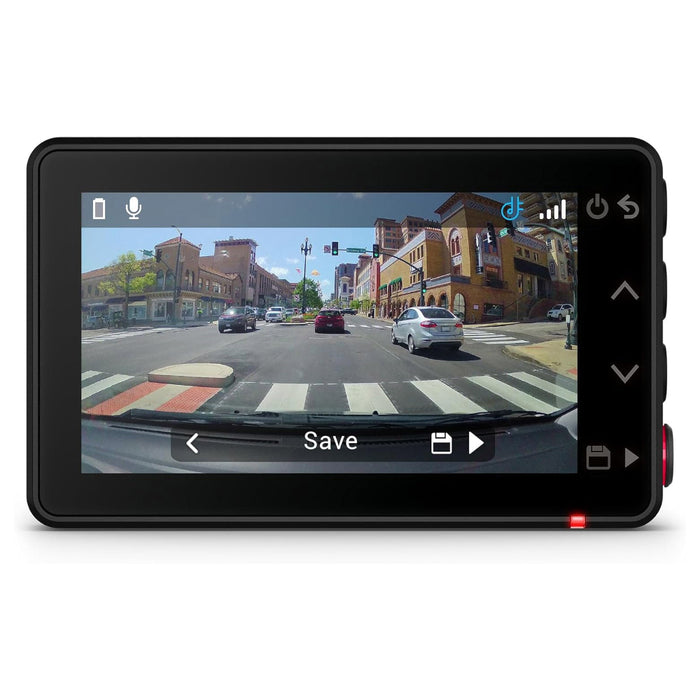 Garmin Dash Cam™ X210 Unisex Black Compact 1440p HD Dash Camera With A 140-degree Field Of View Built In Clarity™ Polarizer Voice Controlled GPS 2.4-Inch Display Automatic Recording - 010-02859-00