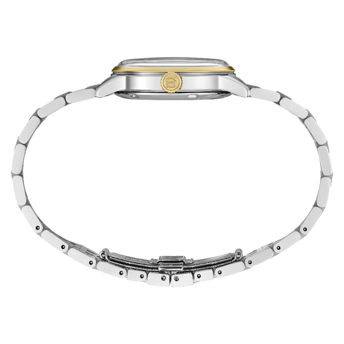 Seiko Men's Champagne Dial G0ld And Silver Stainless Steel Band Analog Automatic Watch - SRPL64