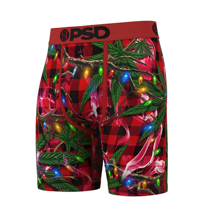 PSD Men's Multicolor Christmas Chronic Boxer Briefs Medium Underwear - 424180073-MUL-M