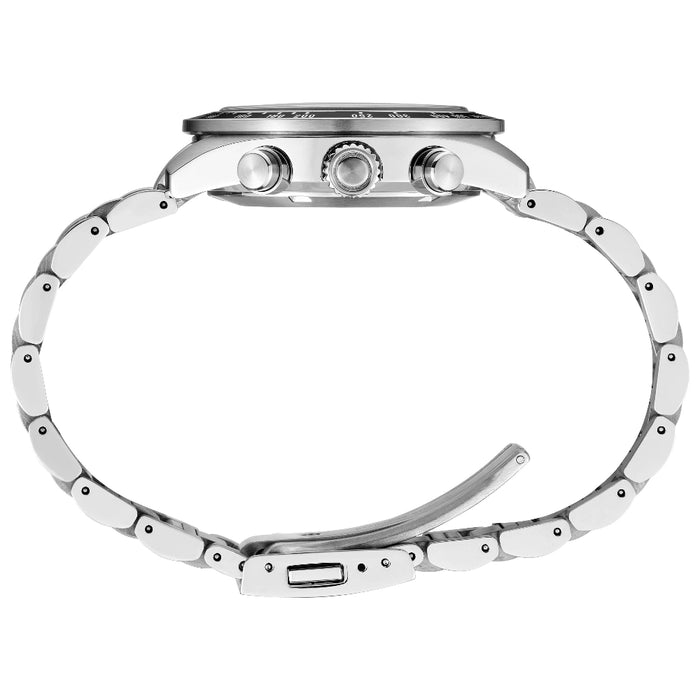 Seiko Prospex Speedtimer Men's Blue Dial Silver Stainless Steel Band Solar Watch - SSC935