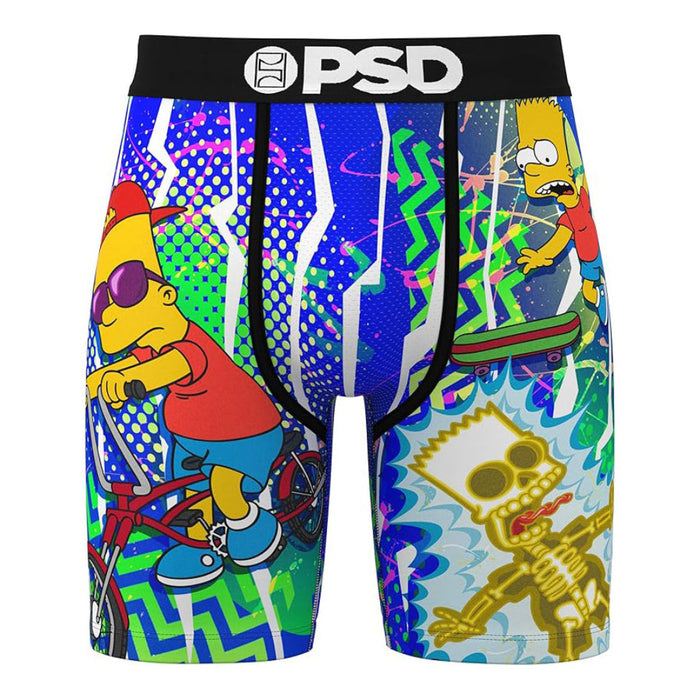 PSD Men's Multicolor Bart Vibes Boxer Briefs Extra Large Underwear - 125180146-MUL-XL