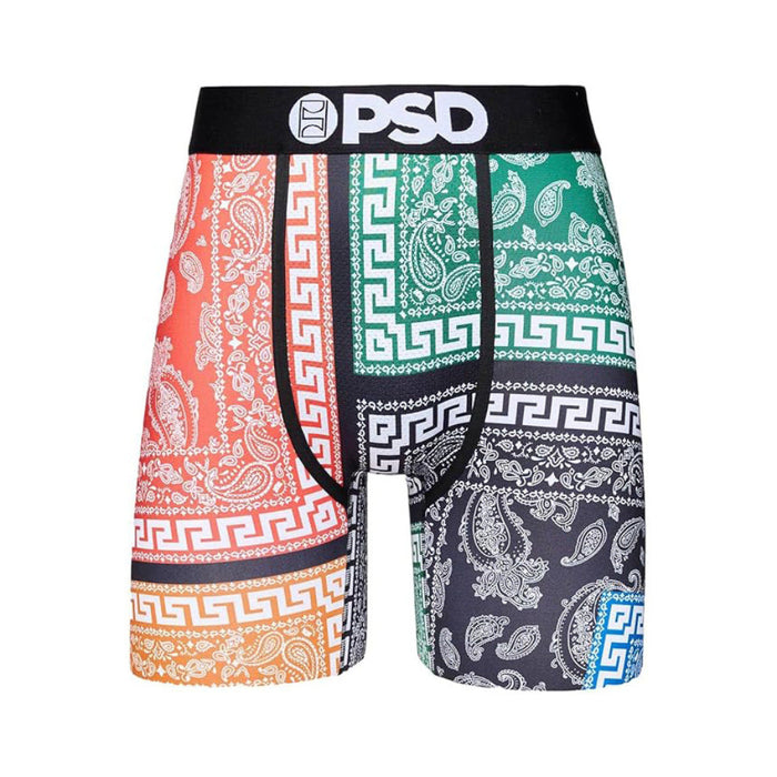 PSD Men's Multicolor Rich Meander Lux Boxer Briefs Extra Large Underwear - 322180041-MUL-XL