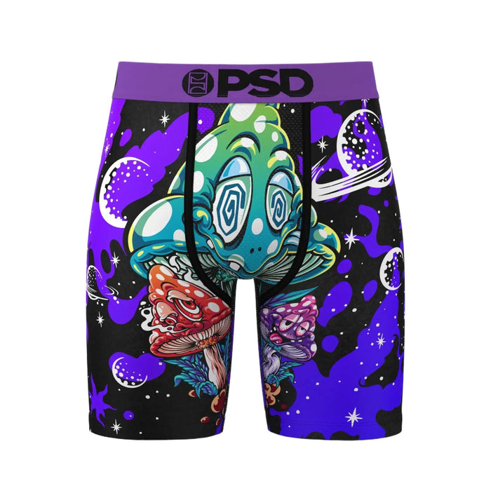 PSD Men's Multicolor Spaced Shrooms Boxer Briefs Extra Large Underwear - 424180090-MUL-XL