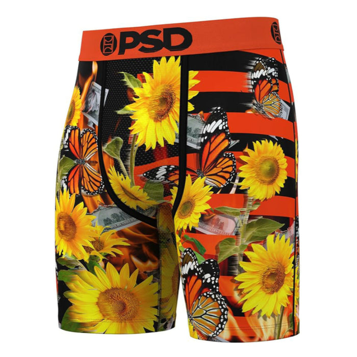 PSD Men's Multicolor Sunfire Split Boxer Briefs Large Underwear - 324180062-MUL-L