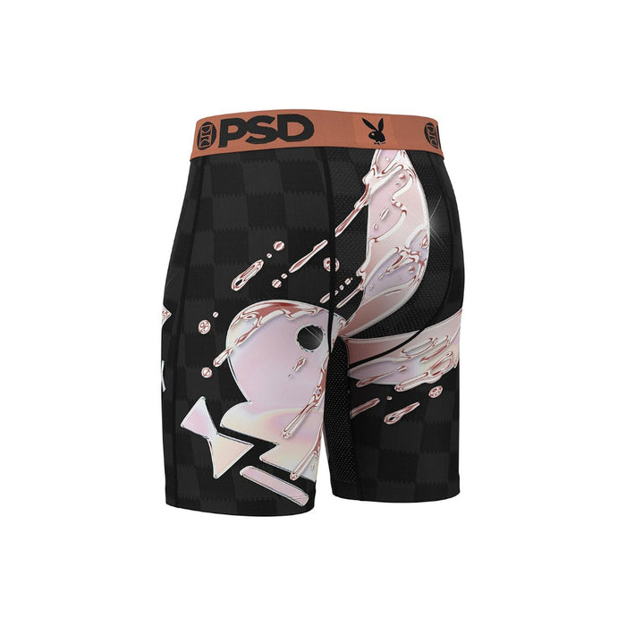 PSD Men's Multicolor Playboy Rose Drippin Boxer Briefs Extra Large Underwear - 424180001-MUL-XL