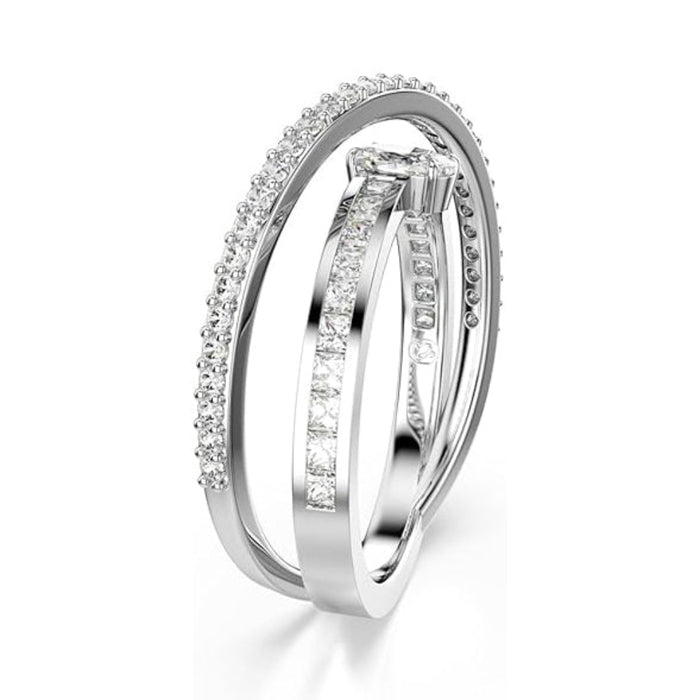 Swarovski Women's Clear Cubic Zirconia Size 9 Hyperbola Ring - 5691232