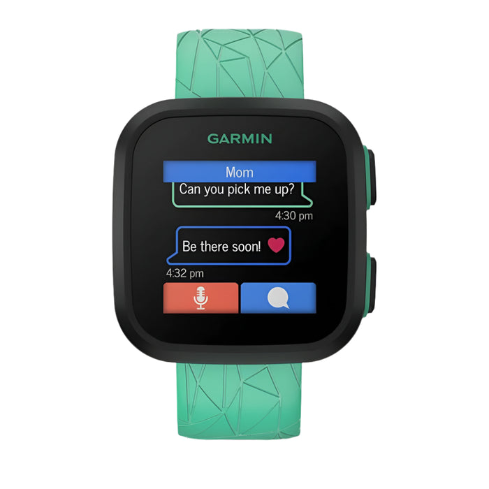 Garmin Bounce Kid's Green Burst Two-Way Text And Voice Messaging Location Tracking Smartwatch - 010-02448-02