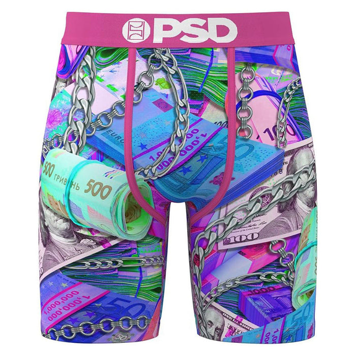 PSD Men's Multicolor World Stackz Boxer Briefs Extra Large Underwear - 324180038-MUL-XL