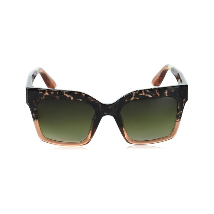 TOMS Women's Blonde Tort Apricot Crystal Fade Frame Olive Gradient Lens Jett Square Sunglasses - 10020982