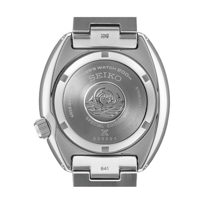 SEIKO Men's Black Dial Silver Stainless Steel Band Prospex Solar Sumo GMT Quartz Watch - SRPJ35