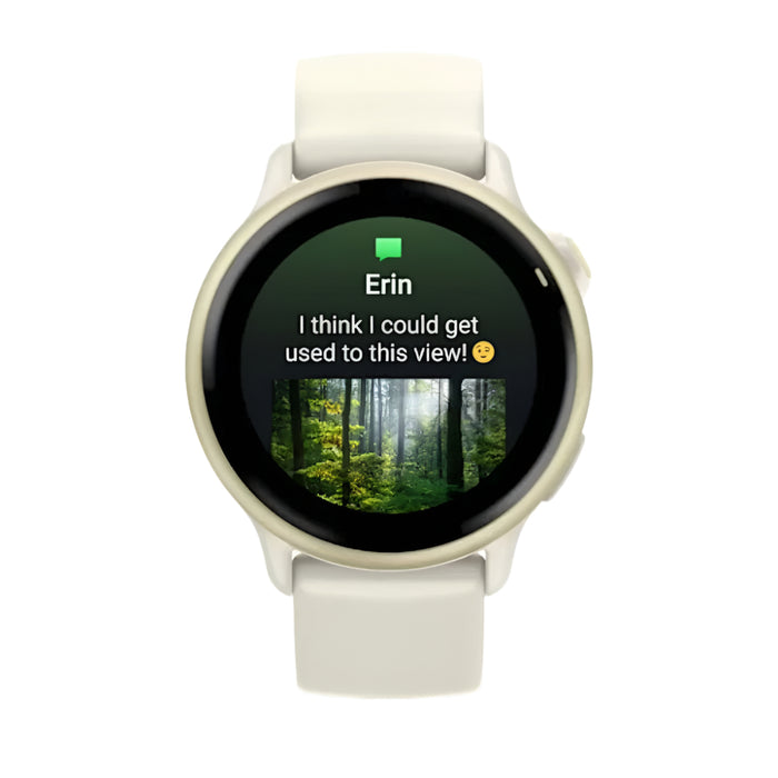 Garmin vívoactive® 6 Unisex AMOLED Display Up To 11 Days Of Battery Lunar Gold with Bone Band Health And Fitness GPS Smartwatch - 010-20985-01