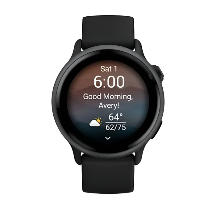 Garmin vívoactive® 6 Unisex AMOLED Display Up To 11 Days Of Battery Slate With Black Band Health And Fitness GPS Smartwatch - 010-02985-00