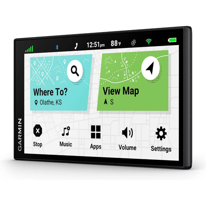 Garmin DriveSmart 66 Unisex Black Bright Crisp High-Resolution Maps And Garmin Voice Assist 6-Inch Car GPS Navigator - 010-02469-00