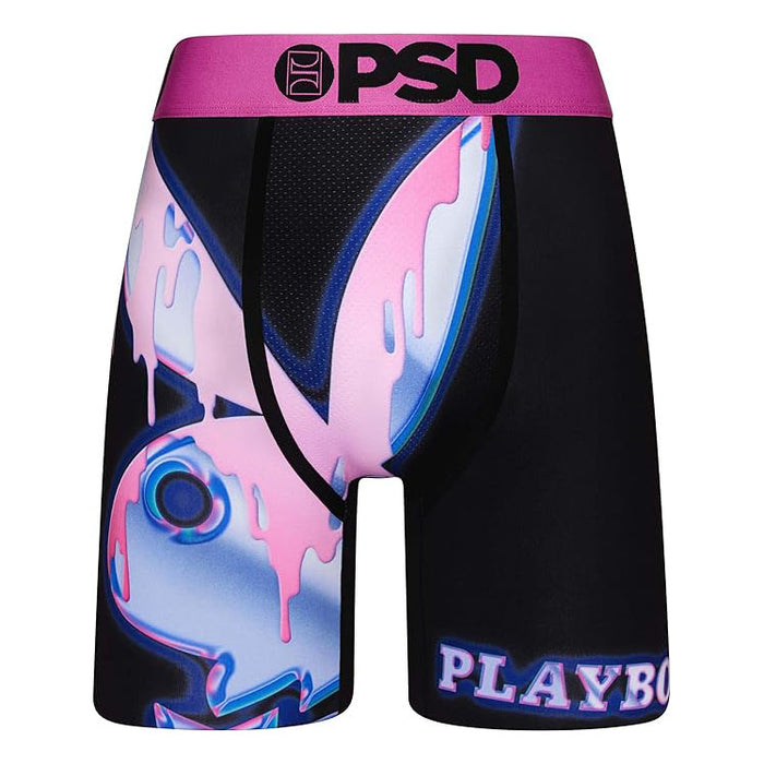 PSD Men's Multicolor Playboy Chromed Drip Boxer Briefs Underwear - 423180063-MUL