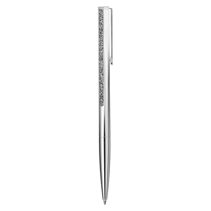 Swarovski Unisex Silver Tone Chrome Plated Crystal Shimmer Ballpoint Pen - 5668056