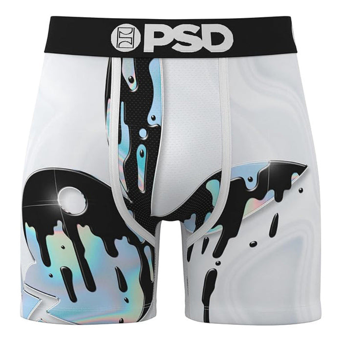 PSD Men's Multicolor Playboy Slick Mid Length Boxer Briefs Extra Large Underwear - 425180120-MUL-XL