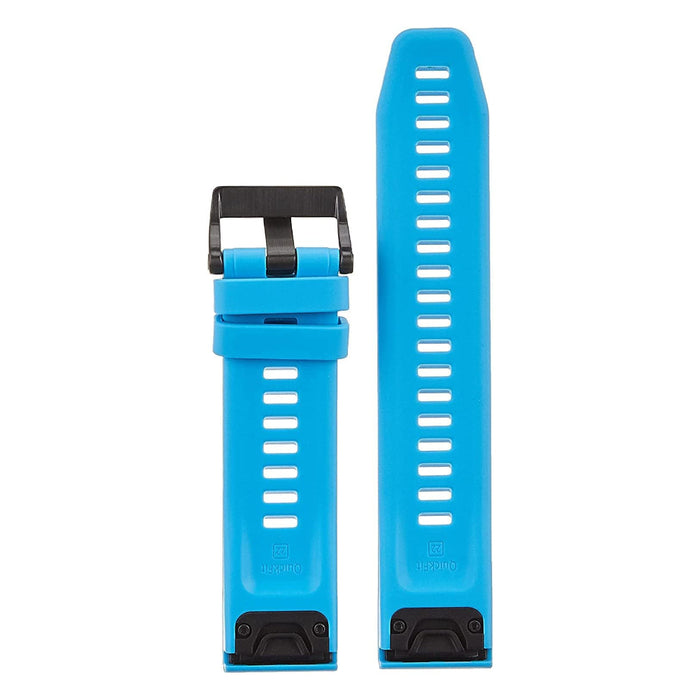 Garmin Unisex Cyan Blue Silicone 22 MM QuickFit Watch Band - 010-12740-03