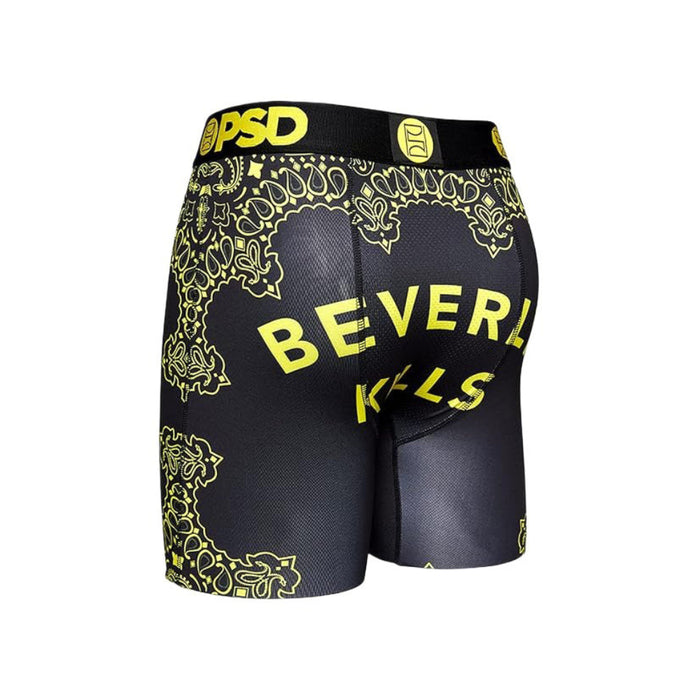 PSD Men's Black Beverly Kills Boxer Briefs Extra Large Underwear - 121180019-BLK-XL