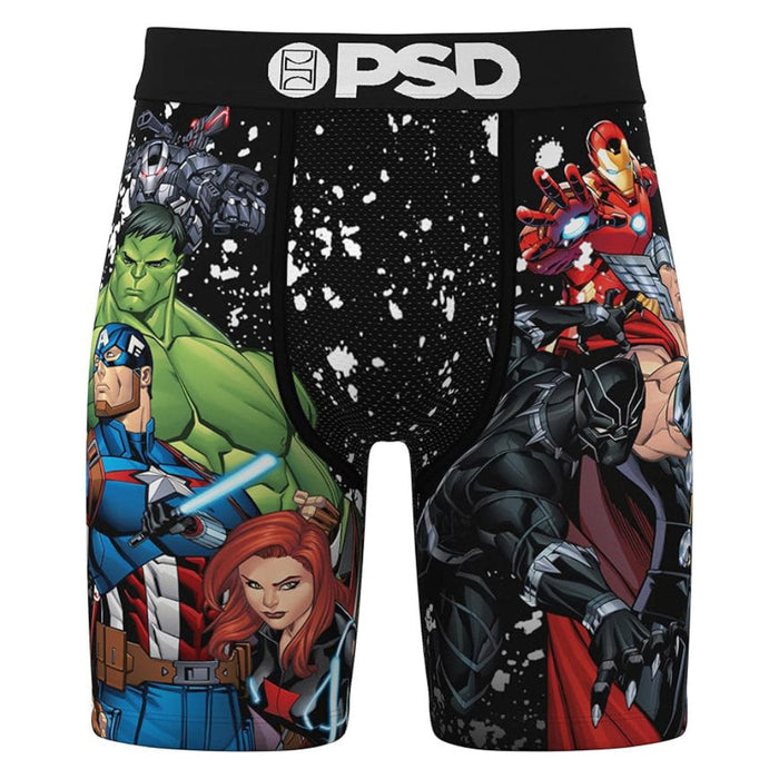 PSD Men's Multicolor Marvel Avengers Assembled Boxer Briefs Extra Large Underwear - 425180113-MUL-XL