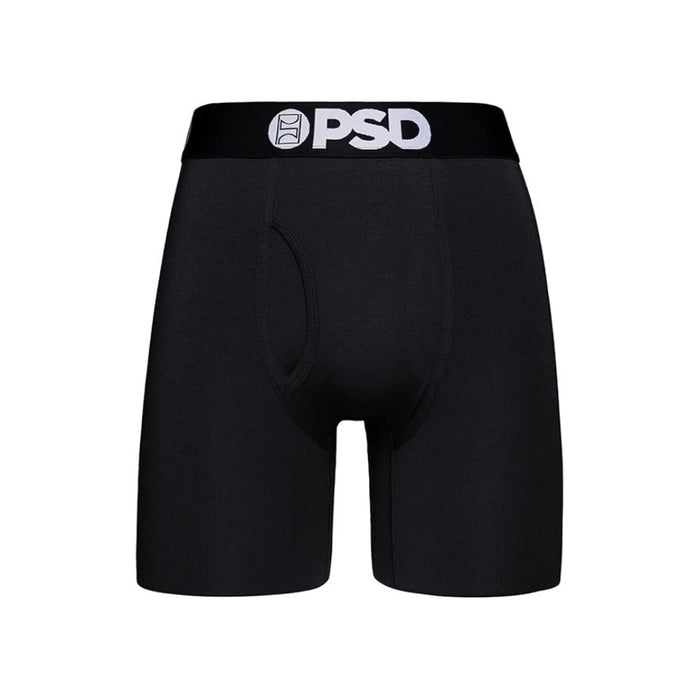 PSD Men's Black Modal 7 Inch Inseam Moisture-Wicking Boxer Briefs Medium Underwear - 32218066-BLK-M