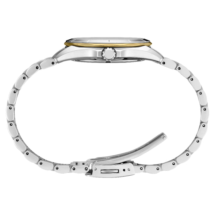 Seiko Women's Silver Dial Silver Stainless Steel Band Analog Quartz Watch - SUR618