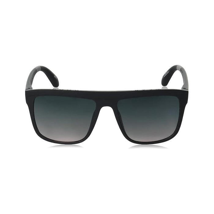 TOMS Women's Matte Black Frame Aqua Blush Gradient Lens Jett Square Sunglasses - 10020980